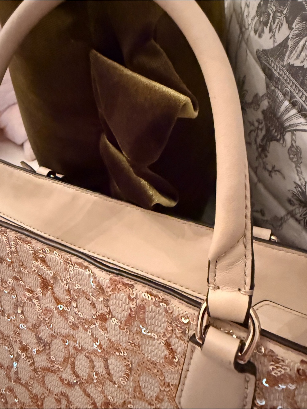 Coach Poppy Sequin Signature C Blaire tote - Picture 7 of 14